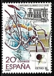 Stamps Spain -  Campeonato del mundo de ciclo-cross