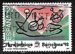 Stamps Spain -  Juegos Paralimpicos - Barcelona 92