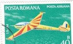 Sellos de Europa - Rumania -  VUELO SIN MOTOR