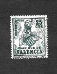 Sellos de Europa - Espaa -  Edf 1 (Valencia) - Escudo del Rey don Jaime I