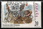 Sellos de Europa - Espaa -  Escenas del Quijote - 