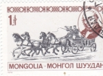 Stamps Mongolia -  DILIGENCIA  POSTAL