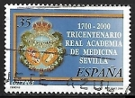 Sellos de Europa - Espa�a -  Tricentenario Real Academia de Medicina Sevilla