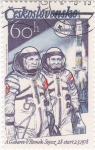 Sellos de Europa - Checoslovaquia -  ASTRONAUTAS A.GUBAREV-V.REMEK