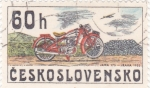 Sellos de Europa - Checoslovaquia -  MOTOCICLETA- JAWA 175