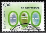 Stamps Spain -  Valores cívicos - No contaminar