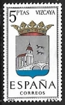 Sellos de Europa - Espaa -  Escudos de las Capitales de las provincias Españolas - Vizcaya