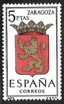 Sellos de Europa - Espaa -  Escudos de las Capitales de las provincias Españolas - Zaragoza