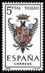 Sellos de Europa - Espaa -  Escudos de las Capitales de las provincias Españolas - Toledo