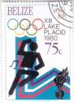 Sellos de America - Belice -  OLIMPIADA DE LAKE PLACID-80