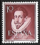 Stamps Spain -  Literatos - Lope de Vega