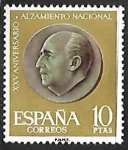 Sellos de Europa - Espaa -   XXV aniversario del Alzamiento Nacional - General Franco