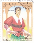 Stamps Morocco -  Centenario muerte de José Zorrilla