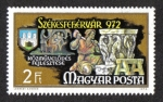 Stamps Hungary -  Milenio de la ciudad de Szekesfehervar, escultor en el trabajo