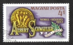 Stamps Hungary -  Dr. Albert Schweitzer, Premio Nobel de la Paz