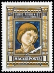 Sellos de Europa - Hungra -  Janus Pannonius (1434-1472) poet