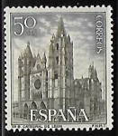 Stamps Spain -  Catedral de León