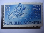 Sellos del Mundo : Asia : Indonesia : Tour of Java I - 1958