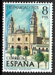 Sellos de Europa - Espaa -    Hispanidad 1975 - La catedral de Montevideo