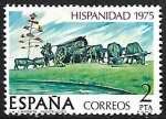 Stamps Spain -  Hispanidad 1975 - El Cabildo (Uruguay)