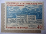 Sellos de Africa - Rep Centroafricana -  República centroafricana - Universidad Bokassa.