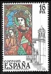 Stamps Spain -  Vidrieras artísticas - La Epifania - Catedral de Gerona