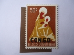 Stamps Republic of the Congo -  Christmas 1960 - Madonna and Child