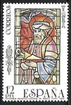 Stamps Spain -  Vidrieras artísticas - Personaje religioso (Catedral de Toledo)