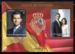 Sellos de Europa - Espaa -  S.M. El Rey Don Felipe VI y SS.MM. Los Reyes Don Felipe VI y Doña letizia