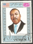 Stamps Yemen -  261 - Martin Luther King