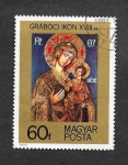 Sellos de Europa - Hungra -  2387 - XVIII Centenario de los Iconos. La Virgen y el Niño.