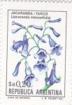 Sellos de America - Argentina -  FLORES- JARANDA 