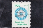 Sellos de America - Argentina -  Las Malvinas son argentinas