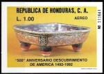 Sellos de America - Honduras -  500 Aniversario descubrimiento de América