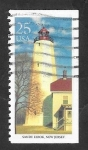 Stamps United States -  1900 - Faro Sandy Hook, en New Jersey