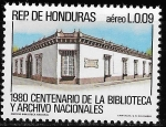 Stamps Honduras -  Centenario de la Biblioteca y Archivos Nacionales