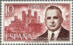 Stamps Spain -  ESPAÑA 1975 2242 Sello Nuevo Personajes Españoles Antonio Palacios