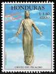 Stamps Honduras -  Navidad. Cristo del Picacho