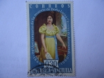 Stamps Venezuela -  Doña Luisa Cáceres de Arismendi (1799-1866) -94 Aniversario de su Muerte