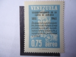 Stamps Venezuela -  Sesquicentenario de la Carta de Jamaica 1815-1965