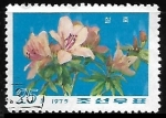 Stamps North Korea -  Rhododendron