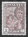 Sellos del Mundo : Asia : Malaysia : Selangor - 84 - Sultan Salahuddin Abdul Aziz Shah