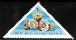 Stamps Maldives -  Phyllangia