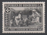 Sellos de America - Honduras -  PACIENTES  TRATADOS  EN  LOS  PUEBLOS.