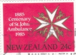 Stamps New Zealand -  CENTENARIO DE ST.JOHN AMBULANCE 