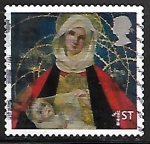 Stamps United Kingdom -  Virgen con niño