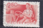 Stamps Hungary -  TRACTORISTA 