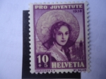 Stamps Switzerland -  Pro Juventud - Joven de Santa Gallen - Costumbres y Tradiciones - Trajes