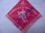 Sellos de America - Venezuela -  Primeros juegos Deportivos Nacionales - Caracas 1961