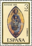 Sellos de Europa - Espaa -  ESPAÑA 1975 2300 Sello Nuevo Navidad La Virgen y el Niño retablo Santuario San Miguel c/señal charne